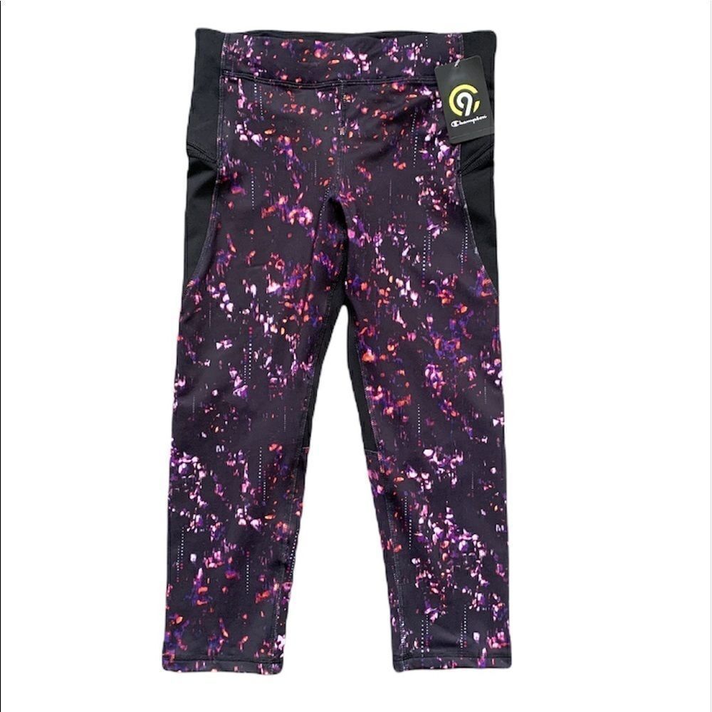 Nwt C9 By Champion Capri 20â Running Leggings Burning Ember Size Small